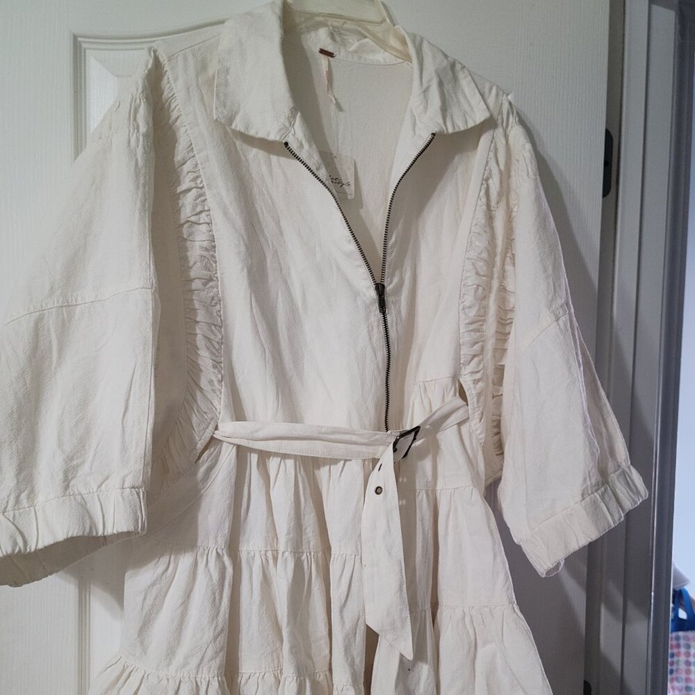 Free People Belted Hampton Mini Dress NWT